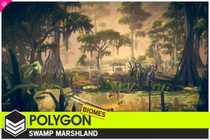 POLYGON Swamp Marshland - Nature Biomes - Low Poly 3D Art by Synty (V 1.02)