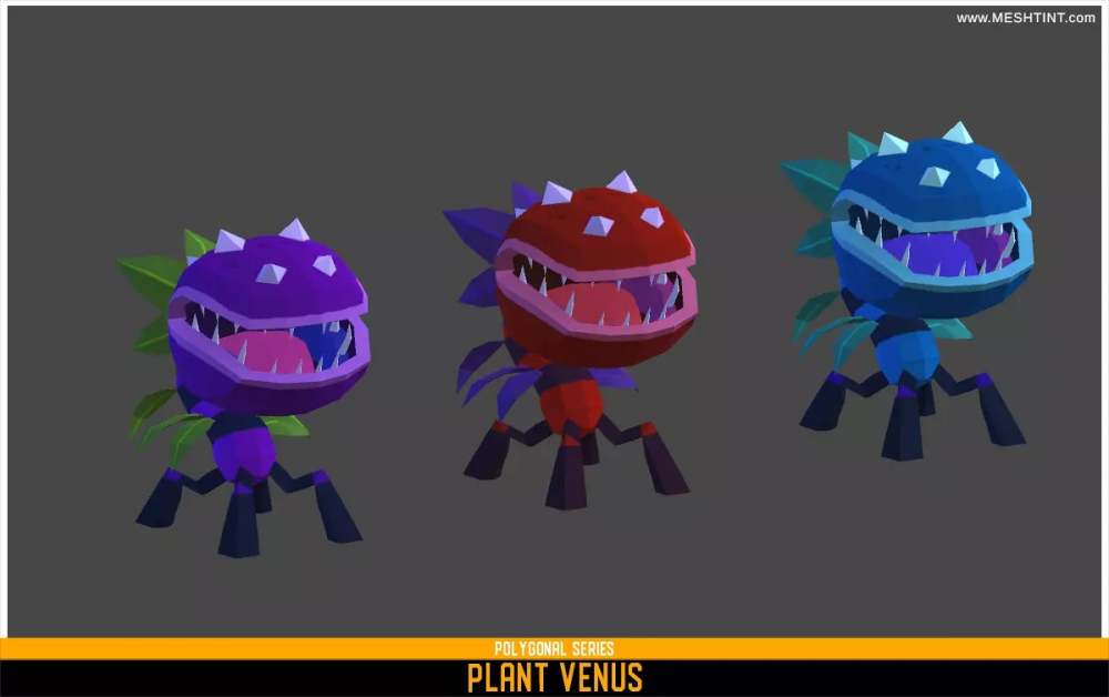 Polygonal Creatures Pack 2