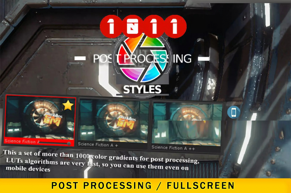1000 LUTs for Post Processing