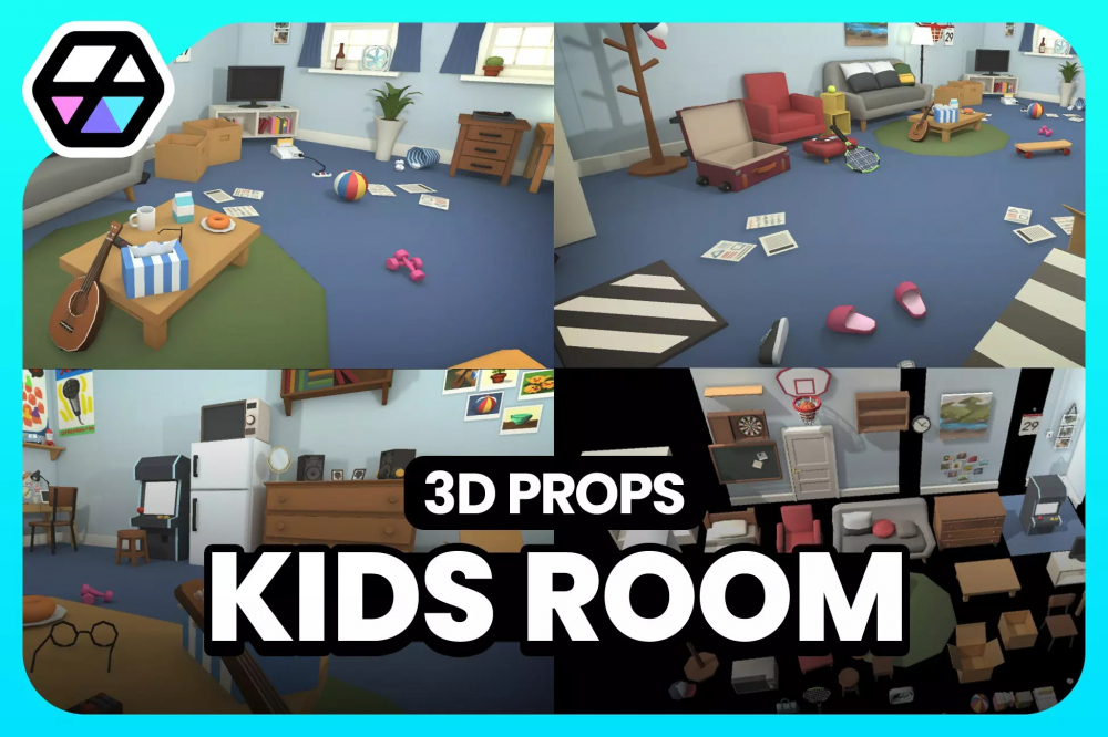 3D Props - Kids Room v1.0 3D Props - Kids Room v1.0