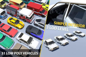 Stylized Vehicles Pack - Low Poly v1.67