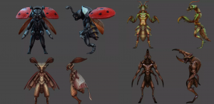 Cartoon Insect Characters