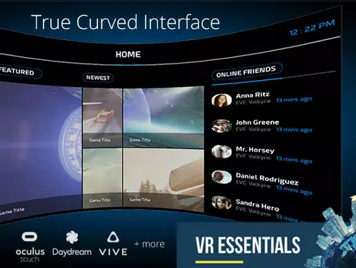 Curved UI - VR Ready Solution To Bend / Warp Your Canvas!