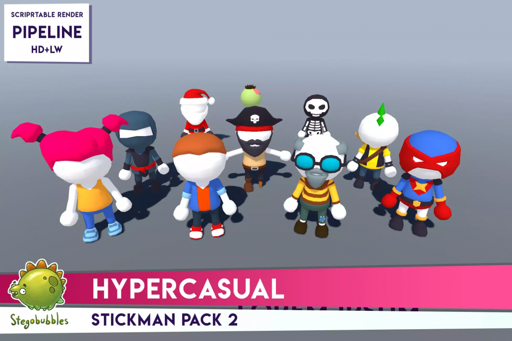 HYPERCASUAL - Stickman Pack 2