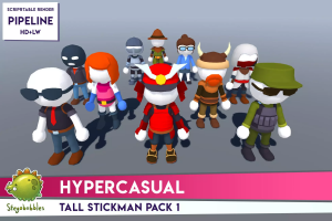 HYPERCASUAL - Tall Stickman Pack 1