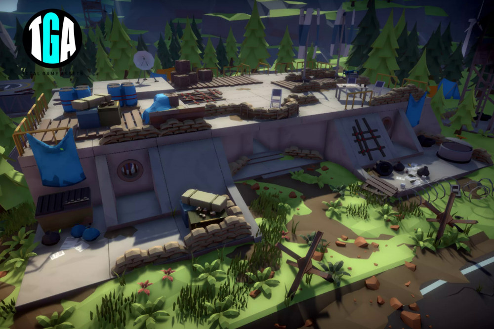 Low Poly Environment World v3