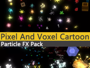 Pixel And Voxel Cartoon Particle FX Pack v1.02