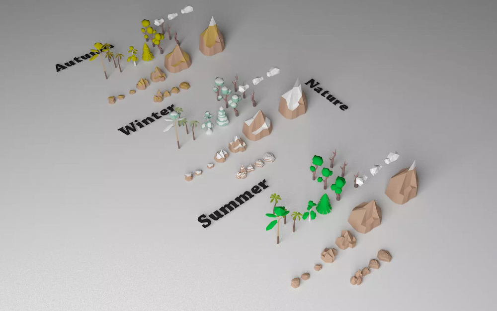 LOWPOLY - Survival Pack v1