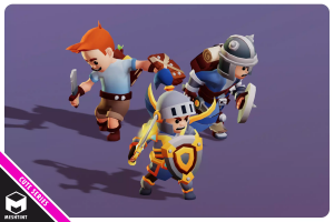 Male Knight Modular Pack 01 Cute Series