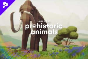 Low Poly Animated Prehistoric Animals v1.3
