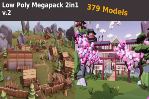 Low Poly Megapack 2in1 v2 v1.0