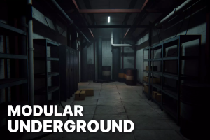 Modular Underground - Horror FPS Environment HDRP v1.0