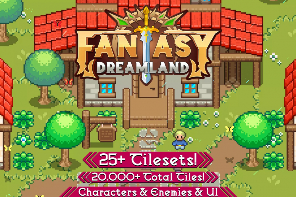 2D TopDown Tilesets Fantasy Dreamland 2D TopDown Tilesets Fantasy Dreamland