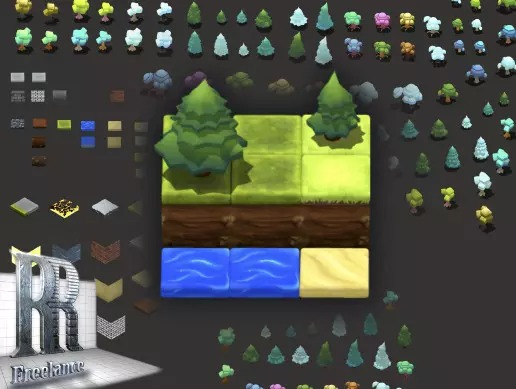 Environment Sprite Pack TopDown Tileset v1.5