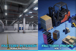 Factory Interior + Factory Props Vol 1 - BUNDLE